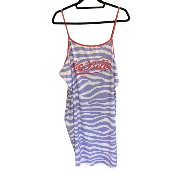 FREE W/ Bundle Ciao Bella Zebra Animal Print Dress Size 5XL - Picture 1 of 4